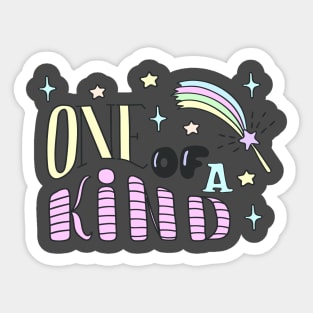 One Of A Kind Funny Unicorn Sticker